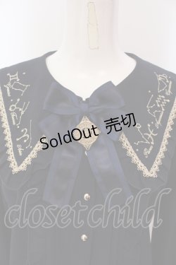 画像2: Amavel / Fortune Horoscopeフリルブラウス F ネイビー O-25-04-29-011-CA-BL-OW-OS