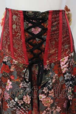 画像2: Qutie Frash / リボン袴コルセット  レッド O-25-04-29-017-QU-SK-OW-OS
