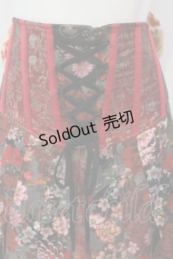 画像2: Qutie Frash / リボン袴コルセット  レッド O-25-04-29-017-QU-SK-OW-OS