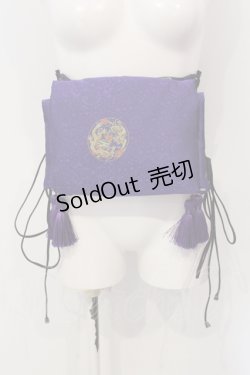 画像1: Qutie Frash / 太鼓帯コルセット  パープル O-25-04-29-018-QU-TO-OW-OS