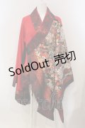 Qutie Frash / 着物カーデ  レッド O-25-04-29-019-QU-TO-OW-OS