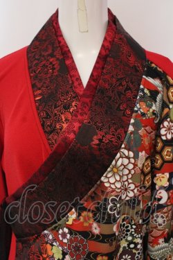画像2: Qutie Frash / 着物カーデ  レッド O-25-04-29-019-QU-TO-OW-OS