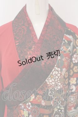 画像2: Qutie Frash / 着物カーデ  レッド O-25-04-29-019-QU-TO-OW-OS