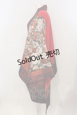 画像3: Qutie Frash / 着物カーデ  レッド O-25-04-29-019-QU-TO-OW-OS