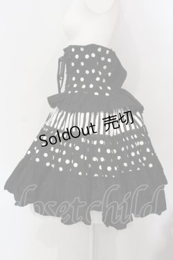 画像3: ACDC RAG / ドットハイウエウトスカート  ブラック×ホワイト O-25-04-29-021-PU-SK-IG-OS