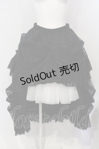 イチオク / レースレイヤードフィッシュテールスカート  ブラック O-25-04-29-023-LO-SK-IG-OS