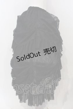 画像3: イチオク / レースレイヤードフィッシュテールスカート  ブラック O-25-04-29-023-LO-SK-IG-OS