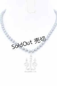 Moi-meme-Moitie / パール燭台ネックレス  シルバー×ブラックパール O-25-04-30-001-MO-AC-IG-OS