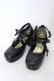 画像2: metamorphose / クロスストラップヒールシューズ S クロ O-25-04-30-036-ME-SH-IG-OS (2)