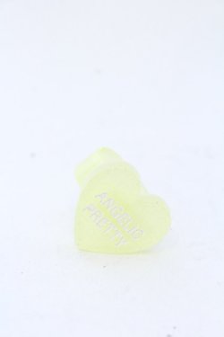画像1: Angelic Pretty / Happy Heartリング  イエロー O-25-04-30-039-AP-AC-IG-OS