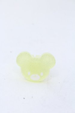 画像1: Angelic Pretty / Happy Bearリング  イエロー O-25-04-30-041-AP-AC-IG-OS