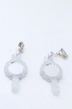 画像2: Angelic Pretty / Bunny Mirrorイヤリング  クリア O-25-04-30-044-AP-AC-IG-OS