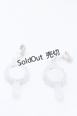 画像2: 【SALE】Angelic Pretty / Bunny Mirrorイヤリング  クリア O-25-04-30-044-AP-AC-IG-ZT208-F002