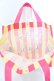 画像2: Shirley Temple / チャーム付きビニールトート  ピンク×イエロー O-25-04-30-005-ET-BG-OW-OS (2)