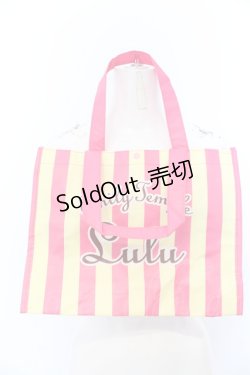 画像3: Shirley Temple / チャーム付きビニールトート  ピンク×イエロー O-25-04-30-005-ET-BG-OW-ZT-K020