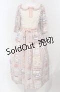 axes femme kawaii / ティティ×ベアファミリーワンピース M ピンク O-25-04-30-1034-AX-OP-IG-OS