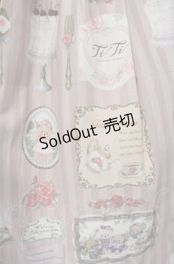画像3: axes femme kawaii / ティティ×ベアファミリーワンピース M ピンク O-25-04-30-1034-AX-OP-IG-OS