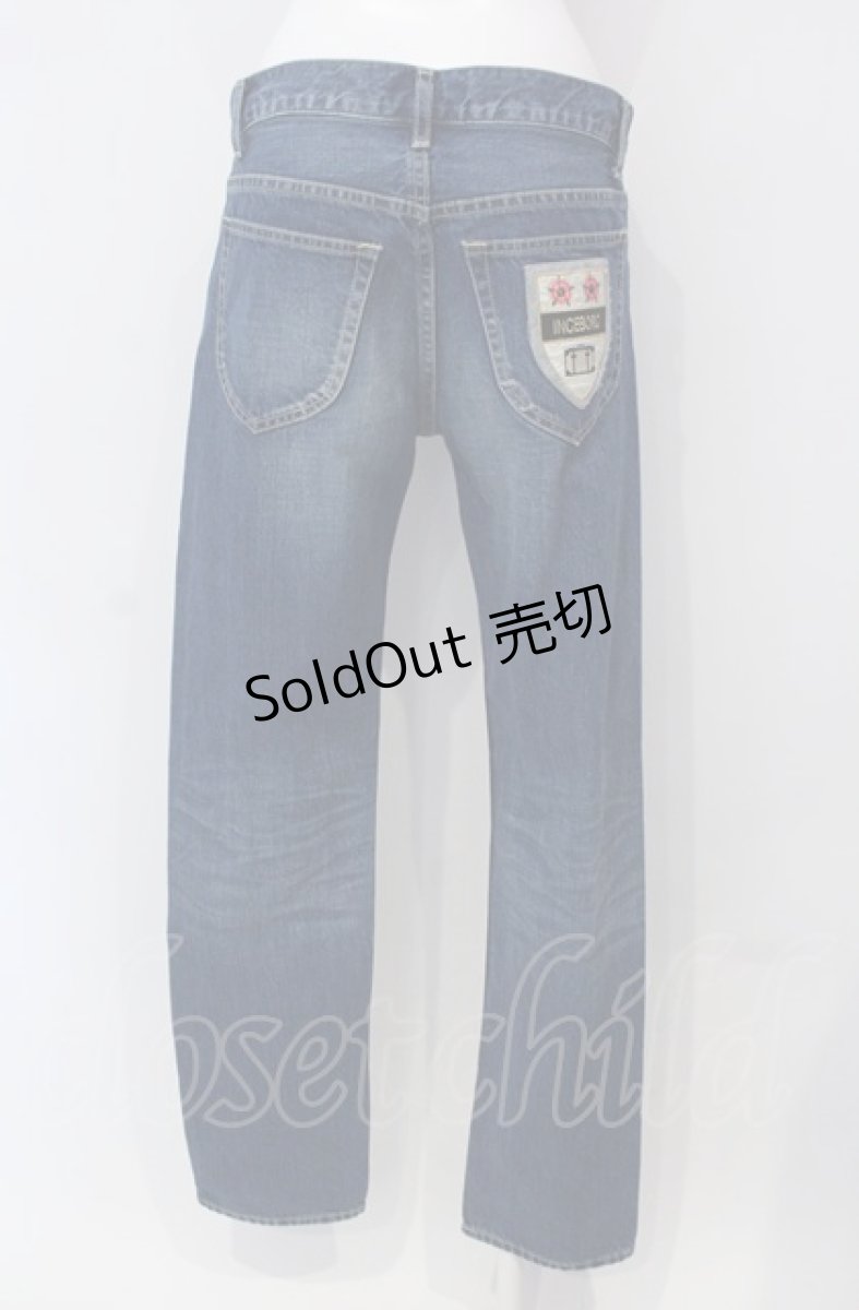 画像3: 【SALE】INGEBORG / バックワッペンデニムパンツ 9 インディゴ O-25-04-30-1004-LO-PA-IG-ZT365 (3)