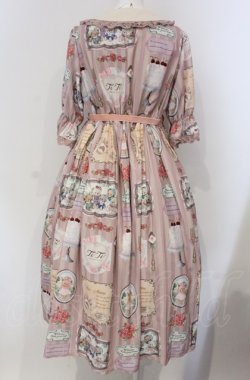 画像5: axes femme kawaii / ティティ×ベアファミリーワンピース M ピンク O-25-04-30-1034-AX-OP-IG-OS