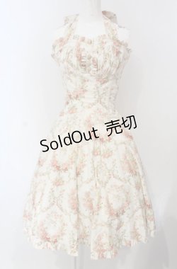画像1: EXCENTRIQUE / フラワープリント・コルセットワンピース SM ピンク O-25-04-30-1035-EL-OP-OW-OS