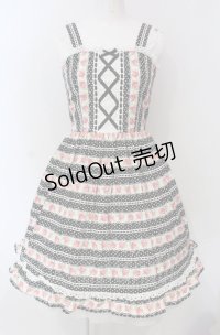 Shirley Temple / ドットいちごボーダーサンドレス 150ｃｍ クロ O-25-04-30-1036-ET-OP-OW-OS
