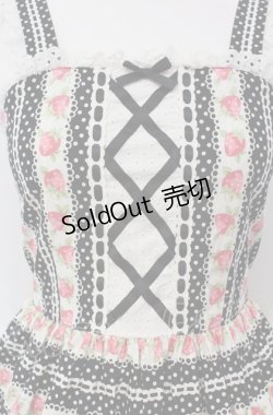 画像2: Shirley Temple / ドットいちごボーダーサンドレス 150ｃｍ クロ O-25-04-30-1036-ET-OP-OW-OS