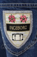 画像4: 【SALE】INGEBORG / バックワッペンデニムパンツ 9 インディゴ O-25-04-30-1004-LO-PA-IG-ZT365 (4)