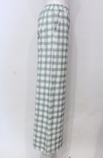 画像2: 【SALE】PINK HOUSE / little sunny bite hand drawing checker pants  ミント×シロ O-25-04-30-1005-LO-PA-IG-ZT363 (2)