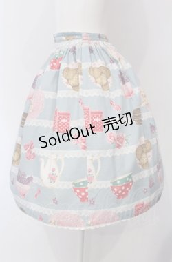 画像3: Shirley Temple / パリジェンヌの雑貨スカート 160ｃｍ ブルー O-25-04-30-1042-ET-SK-OW-OS