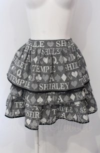 Shirley Temple / トランプジャガードスカート 160ｃｍ グレー O-25-04-30-1044-ET-SK-OW-OS