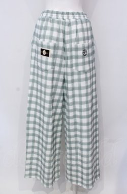 画像3: PINK HOUSE / little sunny bite hand drawing checker pants  ミント×シロ O-25-04-30-1005-LO-PA-IG-OS