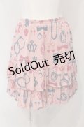 Shirley Temple / アクセサリー柄カットスカート 160ｃｍ ピンク O-25-04-30-1045-ET-SK-OW-OS