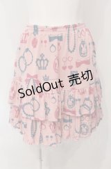 Shirley Temple / アクセサリー柄カットスカート 160ｃｍ ピンク O-25-04-30-1045-ET-SK-OW-OS