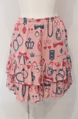 画像1: Shirley Temple / アクセサリー柄カットスカート 160ｃｍ ピンク O-25-04-30-1045-ET-SK-OW-OS
