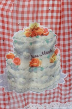 画像3: Jane Marple / ケーキコラージュスカート M アカ O-25-04-30-1046-JM-SK-OW-OS