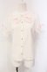 画像1: axes femme kawaii / 梯子レース半袖ブラウス M シロ×ピンク O-25-04-30-1048-AX-BL-OW-OS (1)