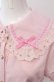 画像2: axes femme kawaii / 梯子レース半袖ブラウス M ピンク O-25-04-30-1049-AX-BL-OW-OS (2)