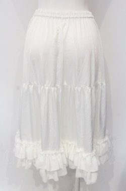 画像3: axes femme kawaii / ミディフリルペチスカート M シロ O-25-04-30-1050-AX-SK-OW-OS