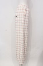 画像2: 【SALE】PINK HOUSE / little sunny bite hand drawing checker pants  ピンク×シロ O-25-04-30-1006-LO-PA-IG-ZT367 (2)