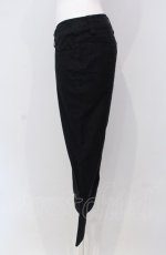 画像2: 【SALE】INGEBORG / 格子ステッチデニムパンツ 7 クロ O-25-04-30-1001-LO-PA-IG-ZT318 (2)