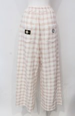 画像3: 【SALE】PINK HOUSE / little sunny bite hand drawing checker pants  ピンク×シロ O-25-04-30-1006-LO-PA-IG-ZT367 (3)