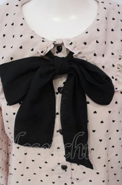 画像2: majoretty / MRハートドットブラウス S ピンク O-25-04-30-1057-LO-BL-OW-OS
