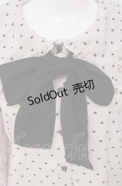 画像2: majoretty  / MRハートドットブラウス S ピンク O-25-09-03-1008-LO-BL-OW-ZT010