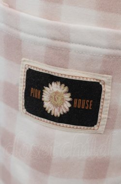 画像4: PINK HOUSE / little sunny bite hand drawing checker pants  ピンク×シロ O-25-04-30-1006-LO-PA-IG-OS