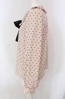 画像3: majoretty / MRハートドットブラウス S ピンク O-25-04-30-1057-LO-BL-OW-OS