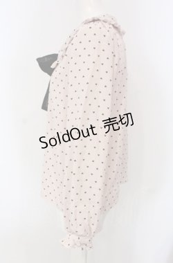 画像3: majoretty  / MRハートドットブラウス S ピンク O-25-09-03-1008-LO-BL-OW-ZT010