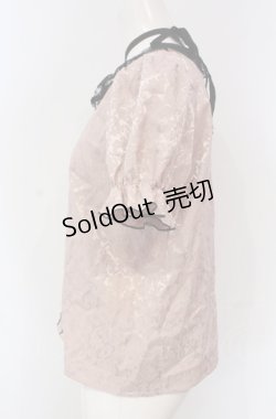 画像3: majoretty / レースパフスリーブプルオーバー M ピンク O-25-04-30-1060-LO-BL-OW-OS