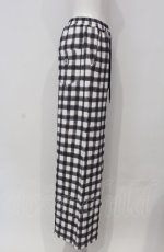 画像2: 【SALE】PINK HOUSE / little sunny bite hand drawing checker pants  クロ×シロ O-25-04-30-1007-LO-PA-IG-ZT365 (2)