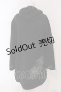 gouk / 裏起毛ロングパーカー  ブラック O-25-04-30-1065-GO-TO-IG-ZT338