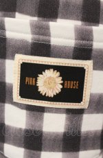 画像4: 【SALE】PINK HOUSE / little sunny bite hand drawing checker pants  クロ×シロ O-25-04-30-1007-LO-PA-IG-ZT365 (4)